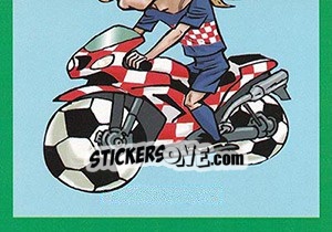 Sticker Luka Modric - AFRIKA 2010 n. 153h - One2play