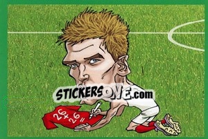 Sticker Nicklas Bendtner - AFRIKA 2010 n. 175 - One2play