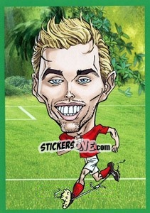 Sticker Jakob Poulsen - AFRIKA 2010 n. 177 - One2play