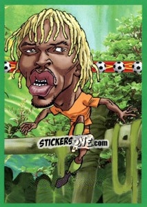 Sticker Gervinho - AFRIKA 2010 n. 224 - One2play