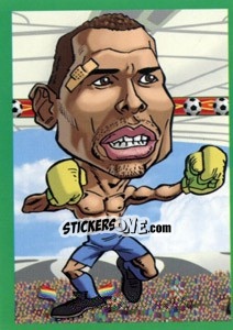 Sticker Luís Fabiano - AFRIKA 2010 n. 253 - One2play