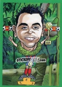 Sticker Xavi Hernandez - AFRIKA 2010 n. 273 - One2play