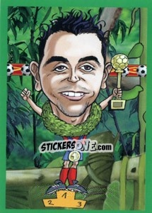 Sticker Xavi Hernandez - AFRIKA 2010 - One2play