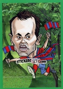 Sticker Andrés Iniesta - AFRIKA 2010 - One2play