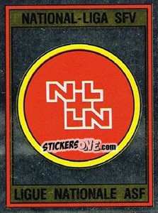 Sticker Wappen National-Liga SFV - Football Switzerland 1980-1981 n. 2 - Panini