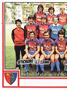 Sticker Mannschaft (puzzle 1) - Football Switzerland 1980-1981 n. 4 - Panini