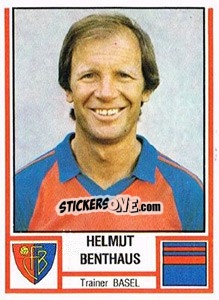 Sticker Helmut Benthaus - Football Switzerland 1980-1981 - Panini