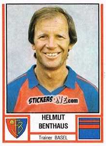 Sticker Helmut Benthaus - Football Switzerland 1980-1981 n. 6 - Panini