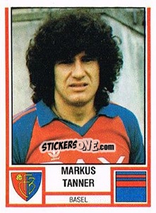 Figurina Markus Tanner - Football Switzerland 1980-1981 - Panini