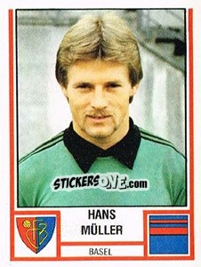 Sticker Hans Müller - Football Switzerland 1980-1981 - Panini