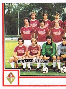 Sticker Mannschaft (puzzle 1) - Football Switzerland 1980-1981 n. 24 - Panini