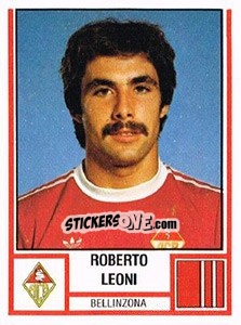 Figurina Roberto Leoni - Football Switzerland 1980-1981 n. 37 - Panini