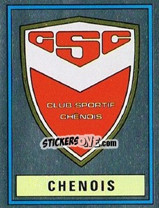 Sticker Wappen - Football Switzerland 1980-1981 n. 43 - Panini
