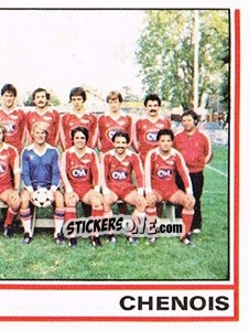 Sticker Mannschaft (puzzle 2) - Football Switzerland 1980-1981 n. 45 - Panini