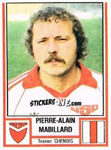 Sticker Pierre-Alain Mabillard - Football Switzerland 1980-1981 - Panini