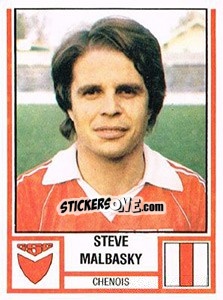 Cromo Steve Malbasky - Football Switzerland 1980-1981 - Panini
