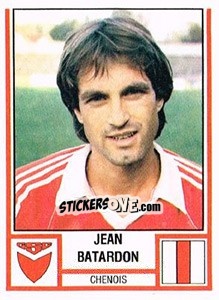 Sticker Jean Batardon - Football Switzerland 1980-1981 n. 50 - Panini