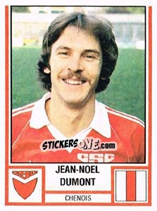 Figurina Jean-Noel Dumont - Football Switzerland 1980-1981 - Panini
