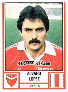 Figurina Alvaro Lopez - Football Switzerland 1980-1981 - Panini