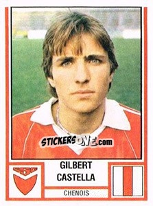 Sticker Gilbert Castella - Football Switzerland 1980-1981 - Panini