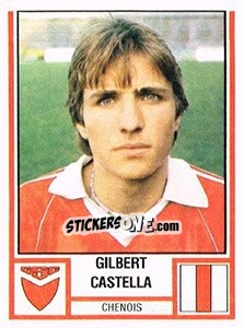 Sticker Gilbert Castella - Football Switzerland 1980-1981 n. 59 - Panini