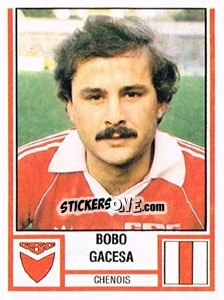 Figurina Bobo Gaseca - Football Switzerland 1980-1981 - Panini