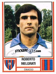 Sticker Roberto Melgrati - Football Switzerland 1980-1981 - Panini