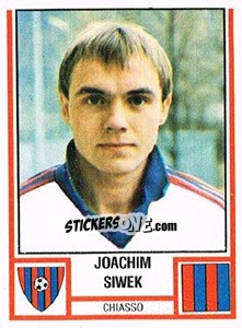 Figurina Joachim Siwek - Football Switzerland 1980-1981 - Panini