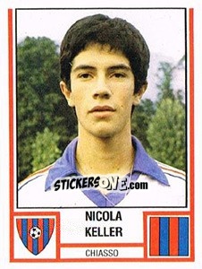 Figurina Nicola Keller - Football Switzerland 1980-1981 - Panini