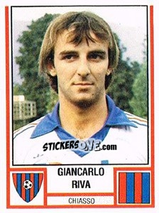 Cromo Giancarlo Riva - Football Switzerland 1980-1981 - Panini