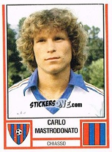 Cromo Carlo Mastrodonato - Football Switzerland 1980-1981 - Panini