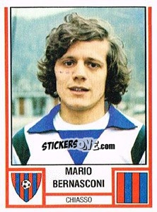 Figurina Mario Bernasconi - Football Switzerland 1980-1981 - Panini