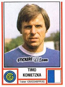 Sticker Timo Konietzka - Football Switzerland 1980-1981 - Panini