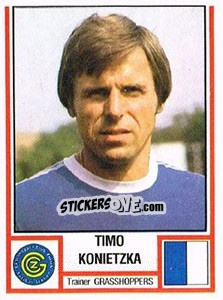 Sticker Timo Konietzka - Football Switzerland 1980-1981 n. 86 - Panini
