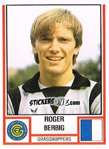 Cromo Roger Berbig - Football Switzerland 1980-1981 - Panini