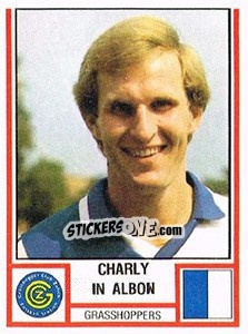 Figurina Charly In Albon - Football Switzerland 1980-1981 n. 89 - Panini