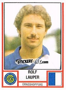 Figurina Rolf Lauper - Football Switzerland 1980-1981 n. 90 - Panini