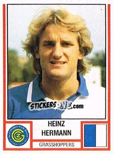 Figurina Heinz Hermann - Football Switzerland 1980-1981 - Panini