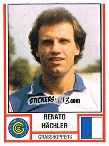 Figurina Renato Hächler - Football Switzerland 1980-1981 - Panini