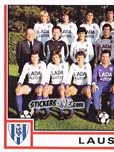 Sticker Mannschaft (puzzle 1) - Football Switzerland 1980-1981 n. 104 - Panini