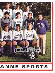 Sticker Mannschaft (puzzle 2) - Football Switzerland 1980-1981 n. 105 - Panini