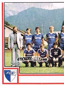 Sticker Mannschaft (puzzle 1) - Football Switzerland 1980-1981 n. 124 - Panini