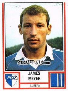 Cromo James Meyer - Football Switzerland 1980-1981 - Panini