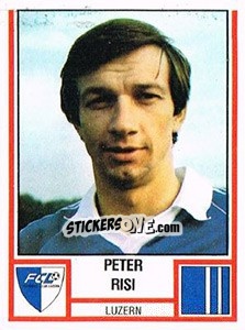 Figurina Peter Risi - Football Switzerland 1980-1981 n. 139 - Panini
