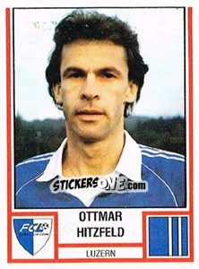 Figurina Ottmar Hitzfeld - Football Switzerland 1980-1981 - Panini