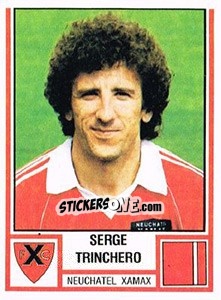 Sticker Serge Trinchero - Football Switzerland 1980-1981 - Panini