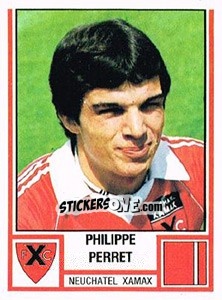 Cromo Philippe Perret - Football Switzerland 1980-1981 - Panini