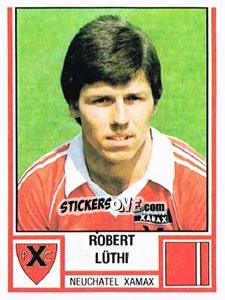 Sticker Robert Lüthi - Football Switzerland 1980-1981 - Panini