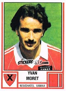 Sticker Yvan Moret - Football Switzerland 1980-1981 n. 160 - Panini