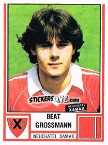 Cromo Beat Grossmann - Football Switzerland 1980-1981 - Panini